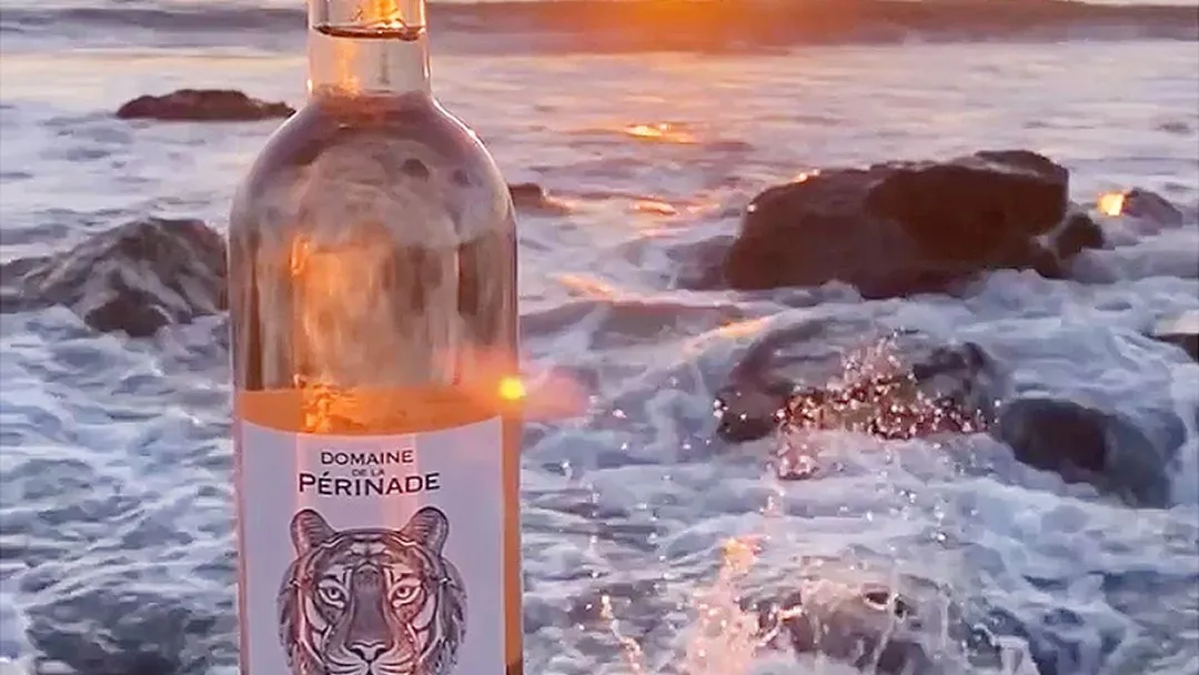 Bouteilles rosées du domaine